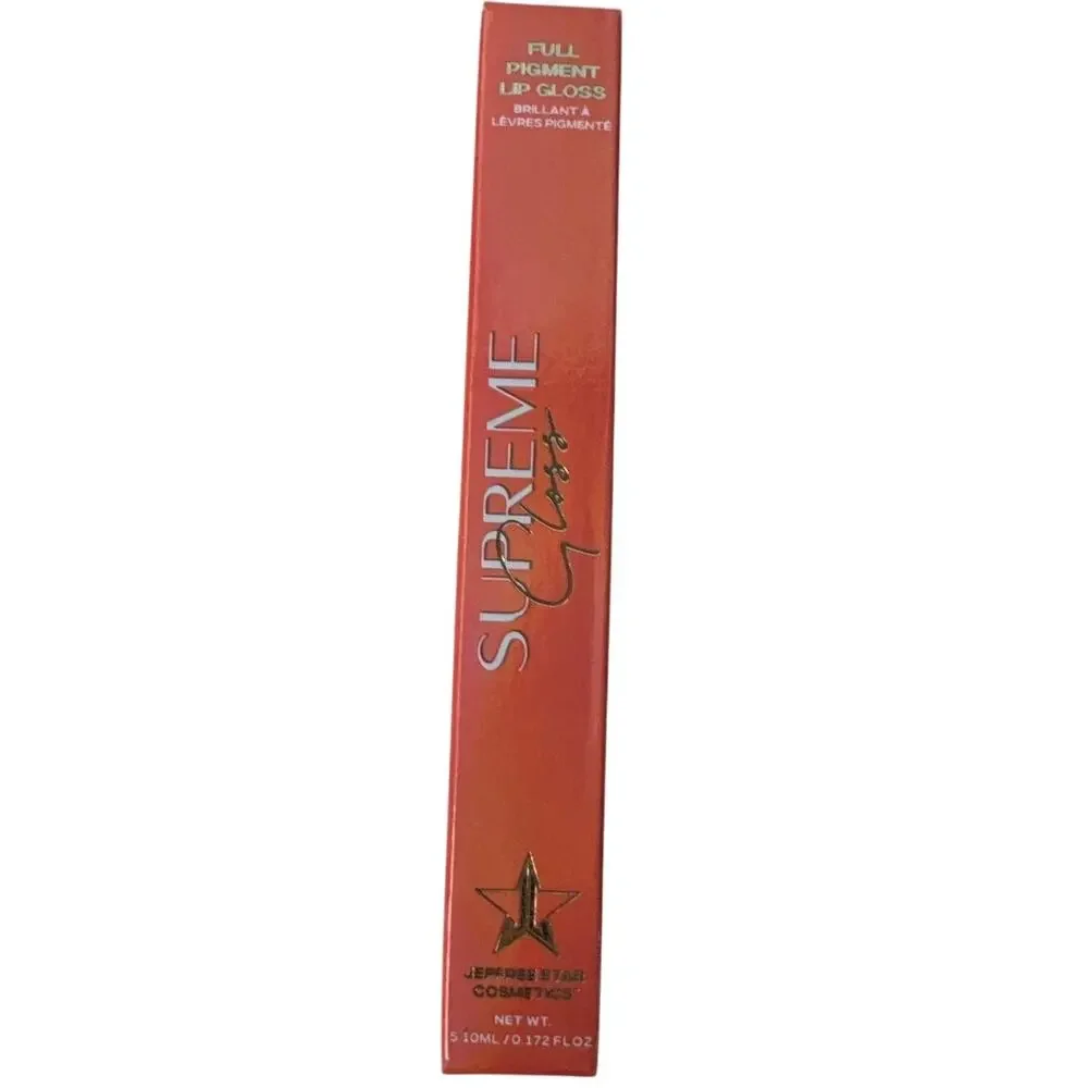 Jeffree Star Supreme Gloss Nude Garden Orange Pink New in Box Vegan Cruelty Free